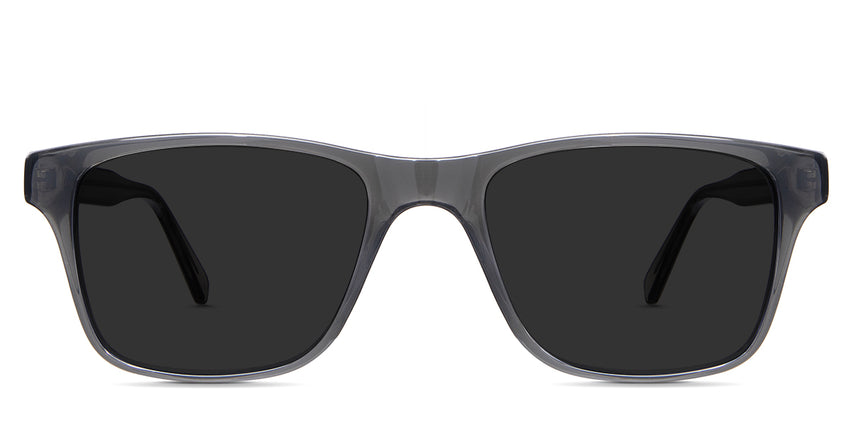 Veli black tinted Standard Solid glasses in graphite variant - it's clear made with acetate material