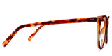 Cortez eyeglasses in rumba variant - frame made with acetate material and it has high nose bridge with nose pads
