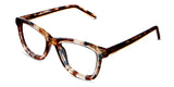 Sandoval glasses in autumn variant - it's viewing area is with clear inner border and pattern on outer side