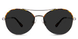 Wilson black tinted Standard Solid sunglasses in lattice variant in oval shape