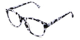 Zenda glasses in bloom variant made with acetate material - frame size 52-18-145 with thin border and with thin temple arms 