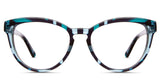 Bristow cat eye frame in nautilus variant - it's oval shape viewing area made with acetate material - it's very light weight to carry Bold