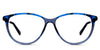 Brooks two toned frame in lake tahoe variant - made with acetate material in gray, blue and black colour - frame size 54-14-140 Bold