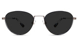 Murphy black tinted Standard Solid glasses in chinchilla variant