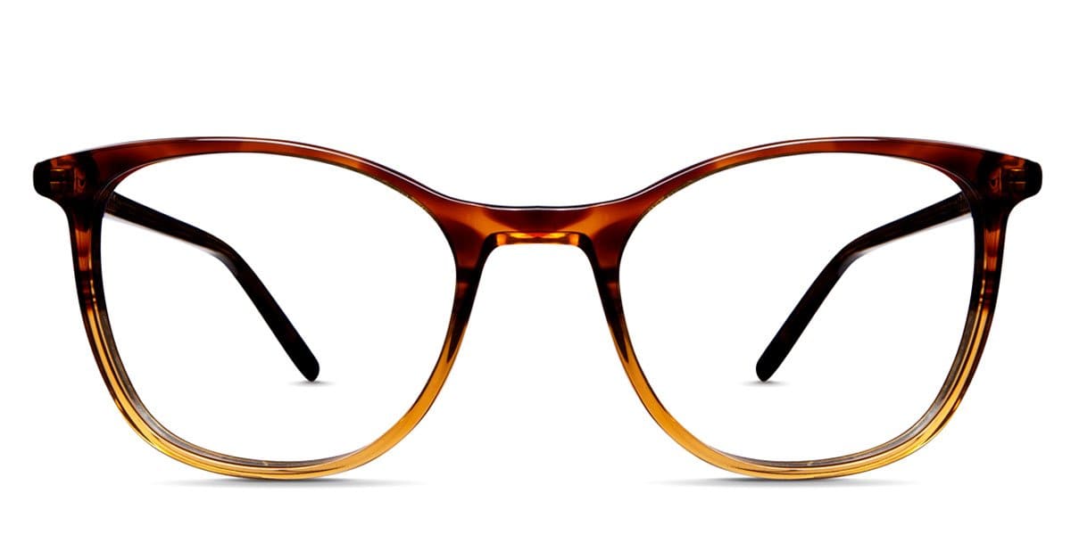 Oneill glasses in chestnut variant - it's two toned rectangle frame in acetate material - it's medium size frame 52-18-140 Bold