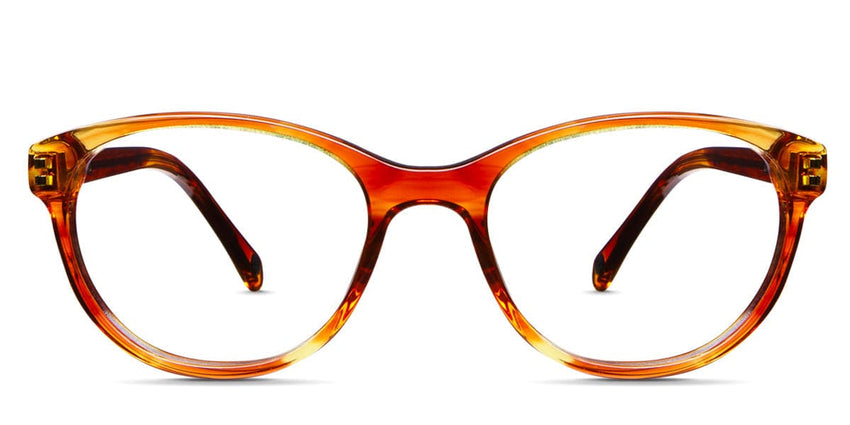 Roth Jr frame in sunny field variant - made with acetate material in oval shape - it's kids size frame 48-17-135