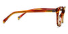 Roth Jr eyeglasses in sunny field variant - it has oval shape viewing area with narrow nose bridge and inbuilt nose pads