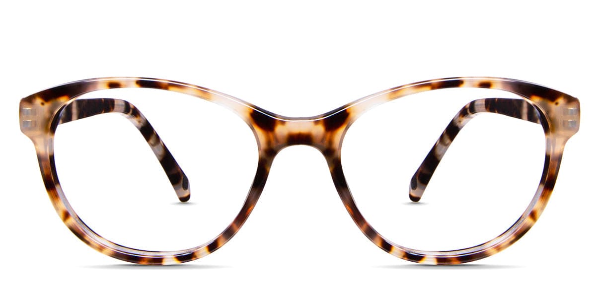 Roth Jr acetate frame in the wind's breath variant - It's a tortoise frame with beige and brown color